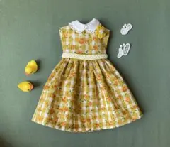 リカちゃん服　ブライスアウトフィット　ワンピース　ハンドメイド