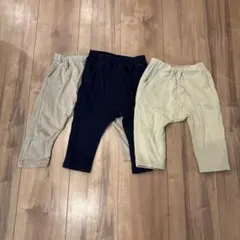 GU⭐︎ベビー パンツ⭐︎80サイズ⭐︎3色セット
