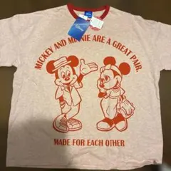 Disney ミッキー＆ミニー Tシャツ チマジロ　値下げのサムネイル