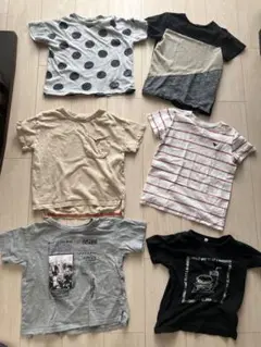男の子半袖Tシャツセット120センチ　まとめ売り6枚セット