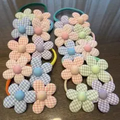 トリミングチョーカー2連フラワー１０個