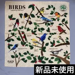 KALDI COFFEE FARM 大判ハンカチ BIRDS バンダナ