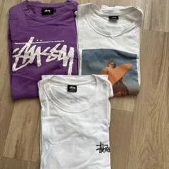 Stüssy ロンT 七分袖　半袖　3枚セット売り