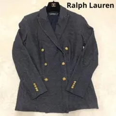 紺ブレ テーラードジャケット