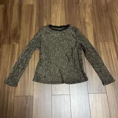 RESPIGHI レスピーギ　ラメ入り長袖ニット