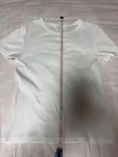 H&M ホワイト リブ 半袖Tシャツのサムネイル