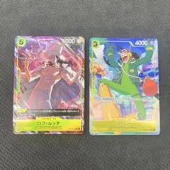 ルッチ ウソップ パラレル 2枚セット ST29 エッグヘッド　ワンピースカード
