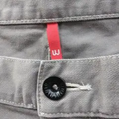 UNIQLO ユニクロ カラージーンズ　グレー　34 汚れ有り