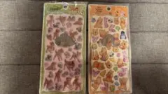 正規品　プチドロップステッカー　プーさん　バンビ　　2枚セット