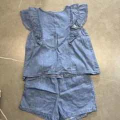 美品★Petit mainデニムセットアップ