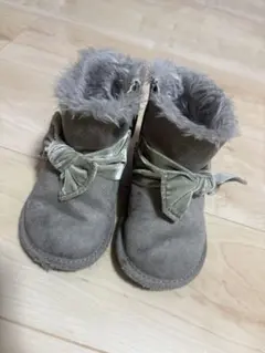 ミキハウス　子供用ブーツ　グレー　15cm