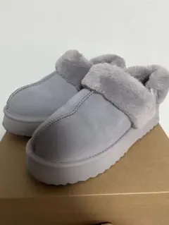 ORiental TRaffiac 厚底ムートン2wayサンダル　グレー　3L