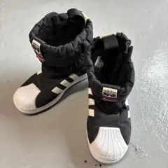 JP 20㎝ adidas キッズ　スノーブーツ ブラック　トレフォイル