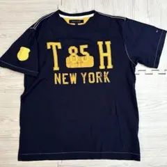 TOMMY HILFIGER トミー Tシャツ M ネイビー ロゴ 半袖