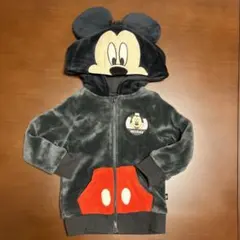 ディズニー ミッキーマウス フード付きスウェット　90