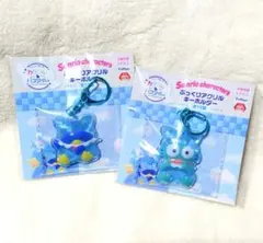 サンリオ　ぷっくりアクリルキーホルダー　カラフルバスタイム　2個セット