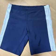 キッズ 水着 男子 ネイビー 紺 サイドライン