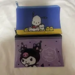 ダイソー サンリオキャラクターズ フラットポーチ
