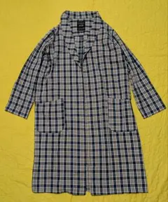 w closet チェック柄 シャツコート ロング 羽織り 春秋のサムネイル