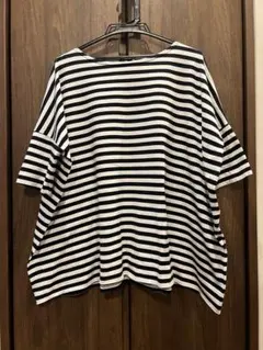 marimekko ストライプ 半袖Tシャツ