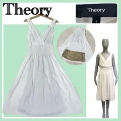 Theory ホワイト ワンピース新品未使用 今期物　タグ付き 新品未使用 Theory セオリー ワンピース ホワイト オフホワイト