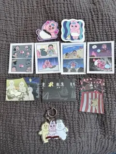 おぱんちゅうさぎ ステッカーセット&キーホルダー&ポストカード