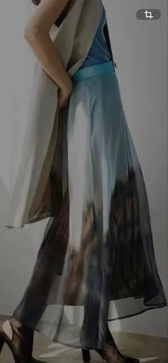 スカート ameri vintage SULLY SHEER FLARED SKIRT S ameri vintage SULLY SHEER FLARED SKIRT S 【公式通販】