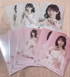 =LOVE 野口衣織 宝石衣装 ピンキー衣装 生写真 8点セット