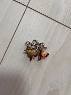 シンデレラ　ジャックとガス　チャーム　2個セット　ディズニー