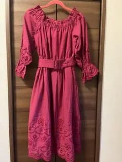 31 Sons de mode 刺繍ワンピース