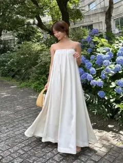 美品 ＊ Louren ＊ tuck satin cocoon dress | Mercari