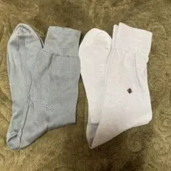 グレーとライトグレーのソックスセット