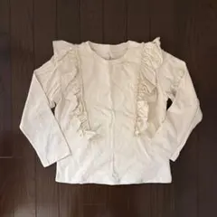 H&M kids フリル長袖Tシャツ　128cm