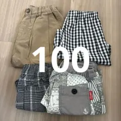 【まとめ売り】男の子キッズ ハーフパンツ 4点セット100
