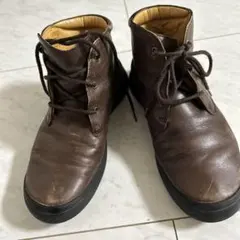 良品クラークス レザー チャッカブーツ 23cm ブラウン 本革 Clarks