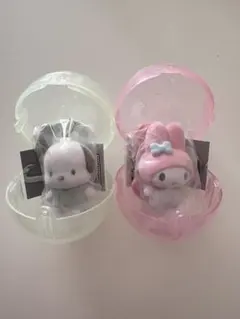 サンリオキャラクターズ　カラフルカラビナ　マイメロディ・ポチャッコ