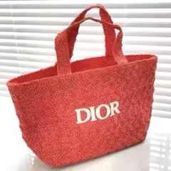 新品 ディオール Diorストロー トートバッグ ノベルティ ギフト 刺繍