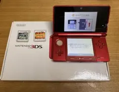 Nintendo 3DS 本体 レッド　ウルトラサン　ポケモンX