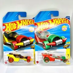Hot Wheels FAST FOODIE 激辛ソース ミニカー 2台セット