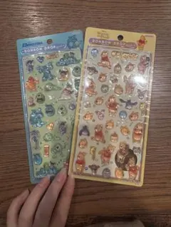 24時間以内発送　モンスターズインク&プーさん　ボンボンドロップシール