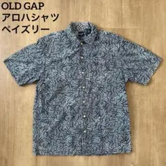 【状態良好】OLD GAP アロハシャツ 半袖　ペイズリー　バンダナ