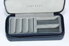 新品STACKERS アクセサリーケース ネイビー 定価6930円