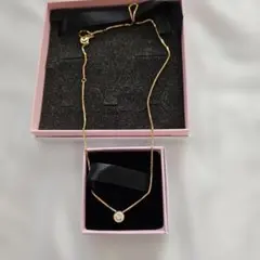 ダイヤモンドネックレス18金0.5カラット