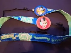 ミッキー＆ダッフィー【中古】カメラストラップ