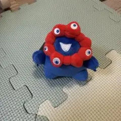 ミャクミャク　もっちりぬいぐるみ　ミニ　立　ボールチェーン　キーホルダー　万博