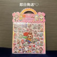 早い者勝ち！ ぷくっくりシール LABUBU ラブブ 大容量 2枚組③