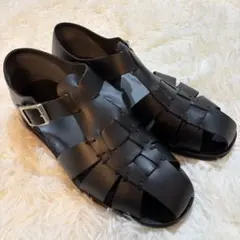 良品✨】MB ハイエンド スタンダード グルカサンダル M 本革 レザー 黒