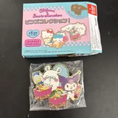 ちいかわ×サンリオ　ピンバッジ モモンガクロミ