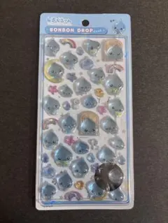 正規品　ボンボンドロップシール　しずくちゃん　青　一度開封済み
