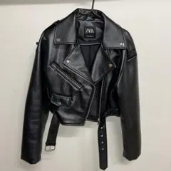 2025年最新】zara レザージャケット クロップドの人気アイテム - メルカリ